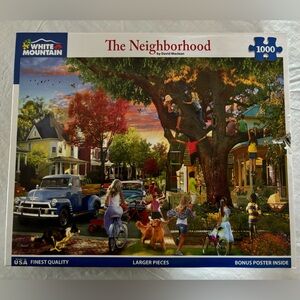 White Mountain 1000 piece puzzle